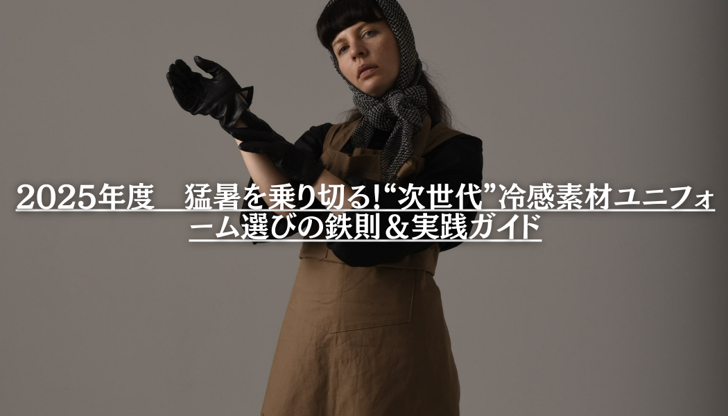 2025年度　猛暑を乗り切る！“次世代”冷感素材ユニフォーム選びの鉄則＆実践ガイド