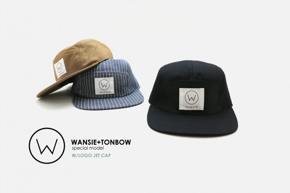 2018 WANSIE×TONBOW CAP W LOGO JET CAP -BLACK MODEL 発売のお知らせ